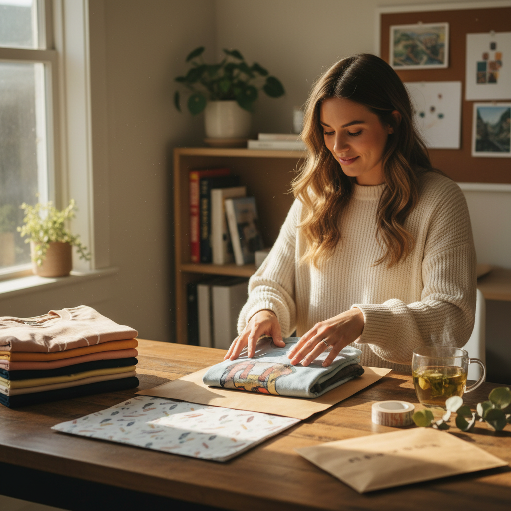 The Solopreneur's Guide to Packaging T-Shirt Orders