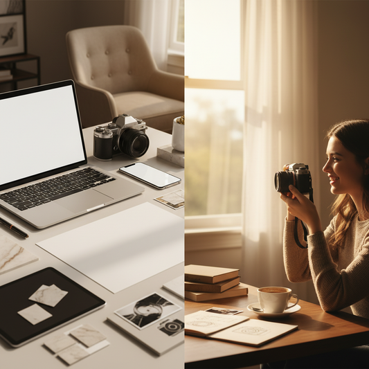 Photography on a Budget: High-End Mockups vs. Real Photos