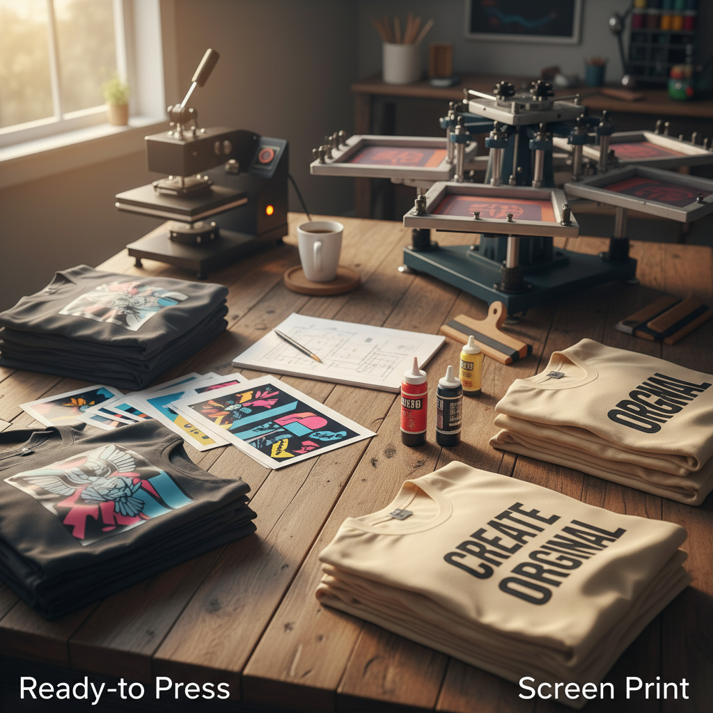 Mapping the DTF Business Model: Ready-to-Press vs. Screen Print