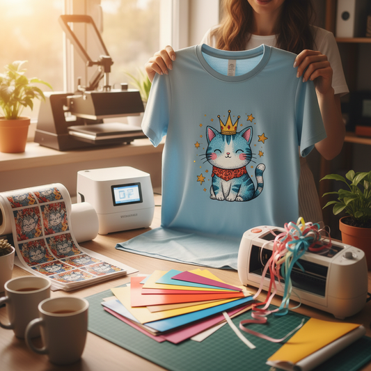 Why DTF is Cheaper than Craft Vinyl for DIY Tees