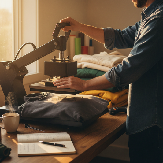 Guide to Custom Hoodies: Pressing Thick Garments