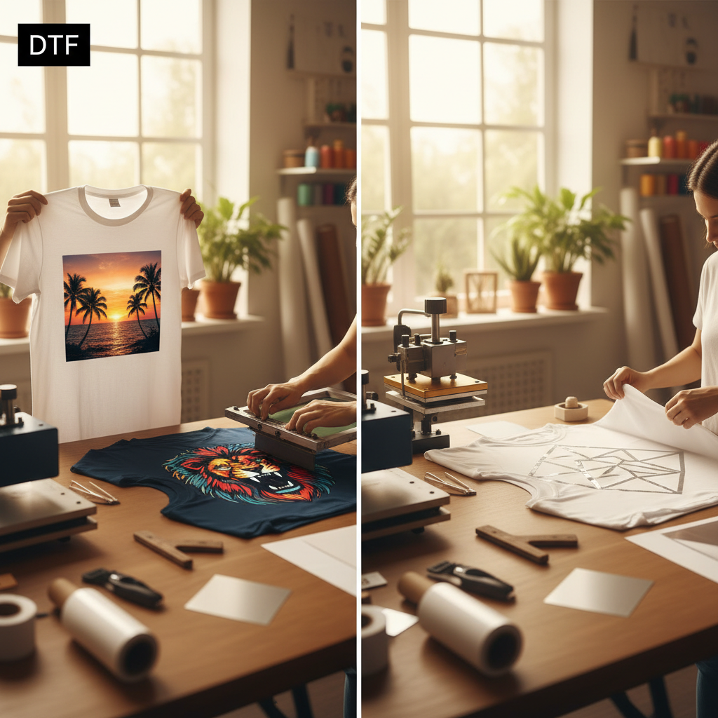 DTF vs Screen Print vs Vinyl: Best T-Shirt Method?