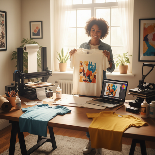 Start a Profitable T-Shirt Business from Home Using DTF