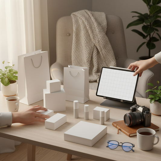 Mockup Magic: Realistic Photos Without Samples