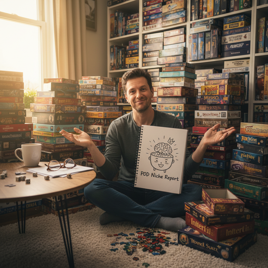 Sarcastic Board Game Collector: POD Niche Report