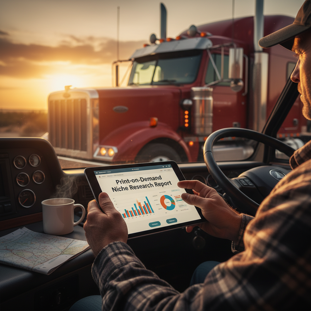 Truck Drivers: Print-on-Demand Niche Research Report