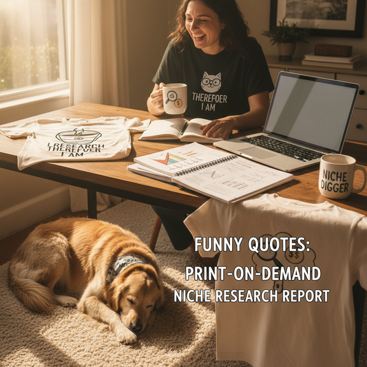 Funny Quotes: Print-on-Demand Niche Research Report