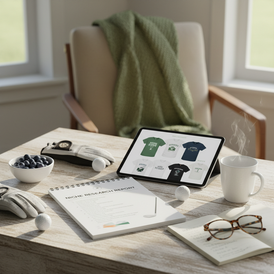 Golf: Print-on-Demand Niche Research Report