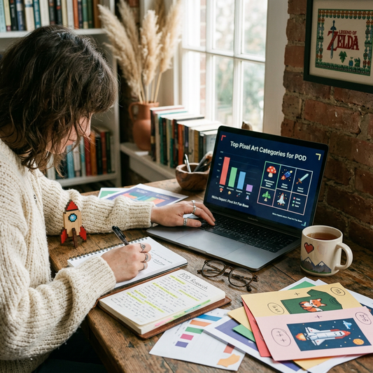 Pixel Art Fan: Print-on-Demand Niche Research Report