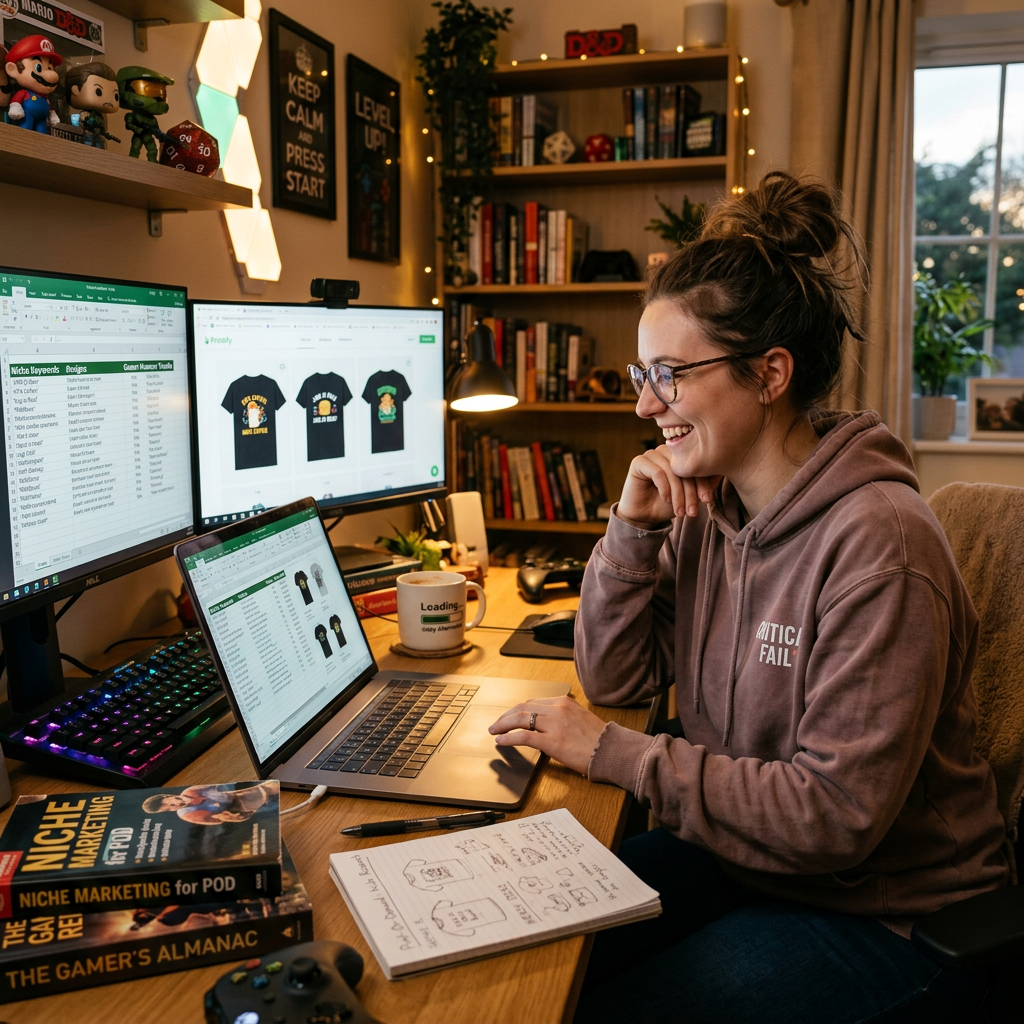 Gamer Humor: Print-on-Demand Niche Research Report
