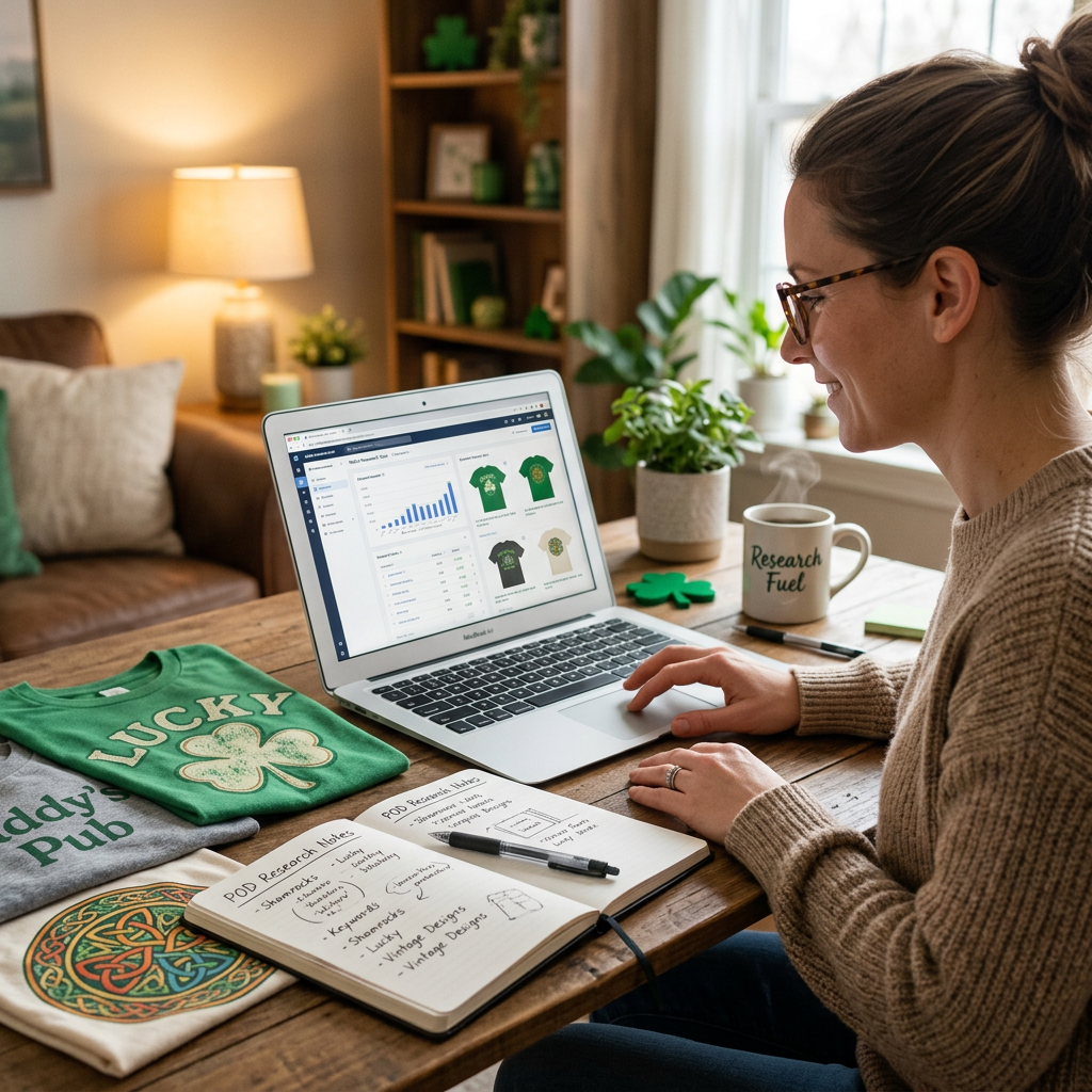 St. Patrick's Day Shirts: POD Niche Research Report