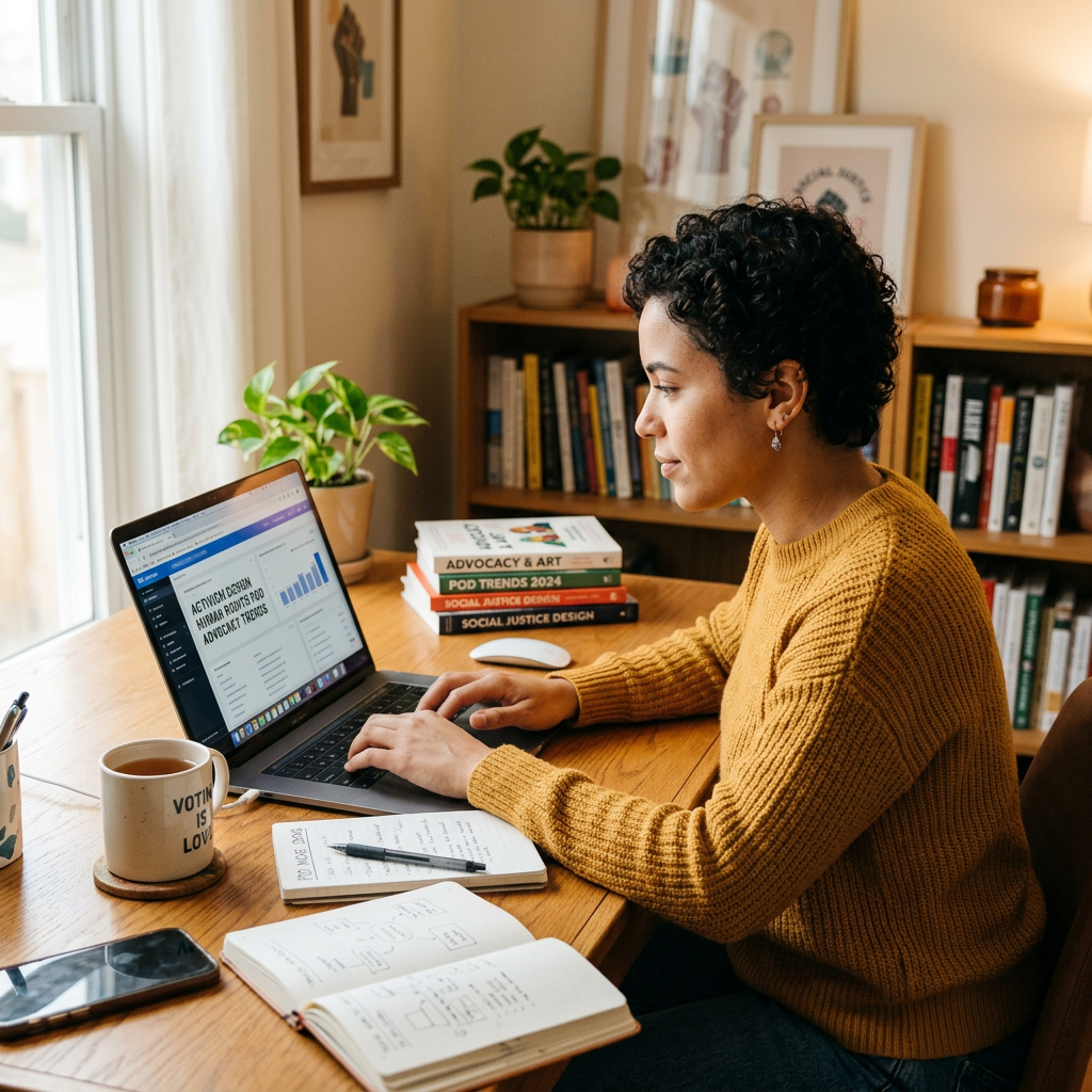 Social Justice Warrior: Print-on-Demand Niche Research
