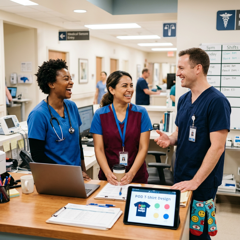 Funny Healthcare Workers: Print-on-Demand Niche Analysis