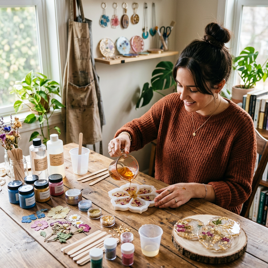 Print-on-Demand Niche Report: Resin Art & DIY Enthusiasts
