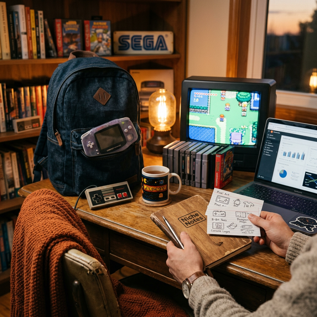 Retro Gaming: Print-on-Demand Niche Research Report