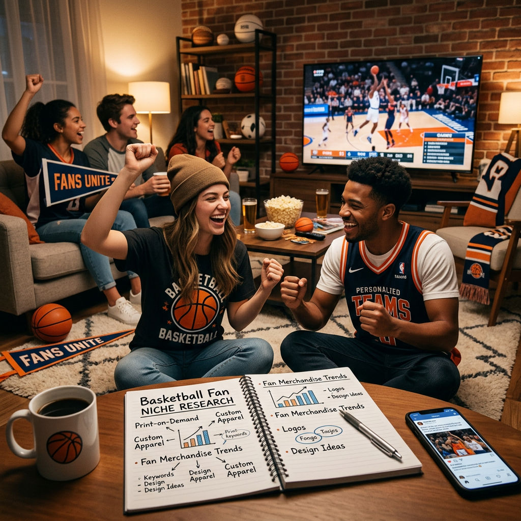 Basketball Fans: Print-on-Demand Niche Research Report