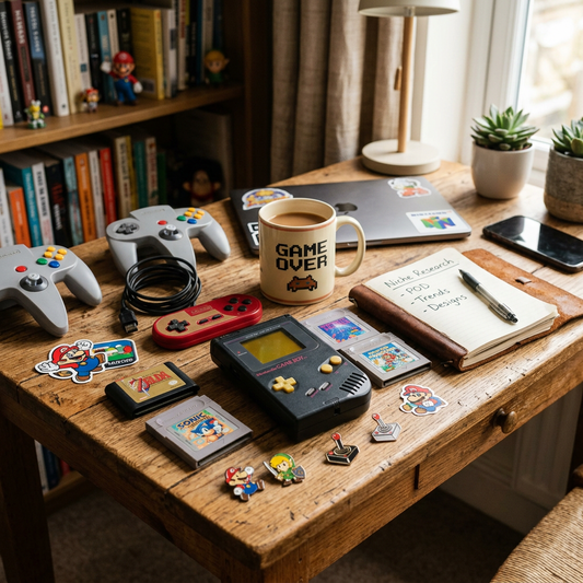 Retro Gaming Gear: Print-on-Demand Niche Research Report