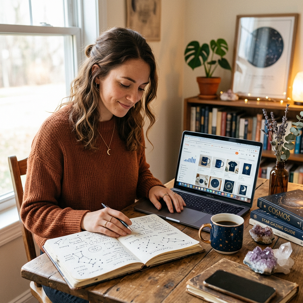 Cosmic Connection: Print-on-Demand Niche Research Report