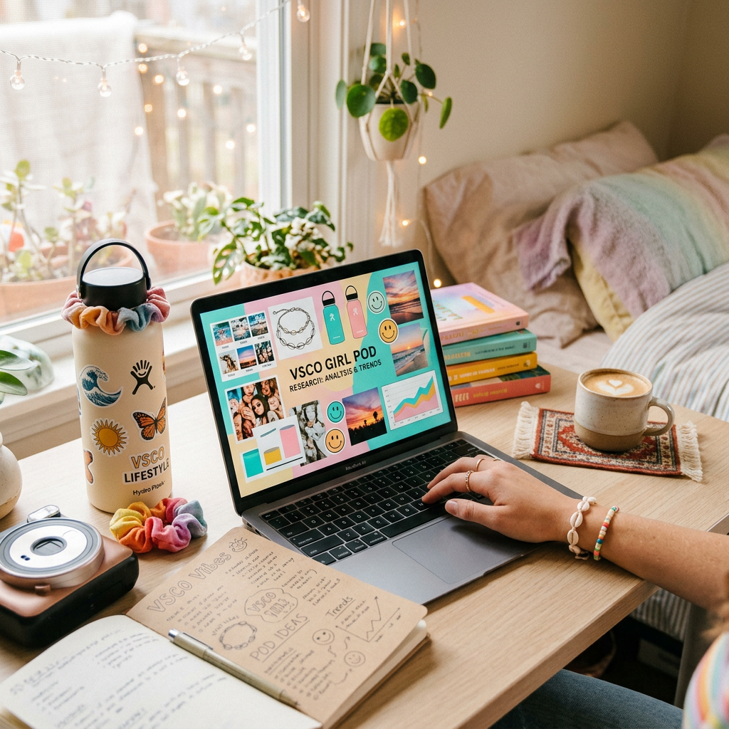 VSCO Girl Aesthetic: Print-on-Demand Niche Research Report