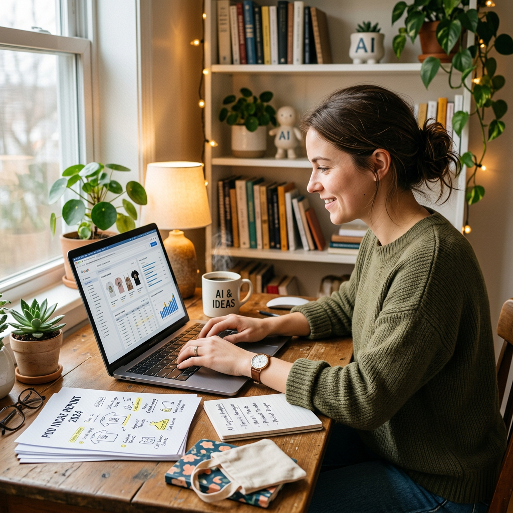 AI Enthusiast: Print-on-Demand Niche Research Report
