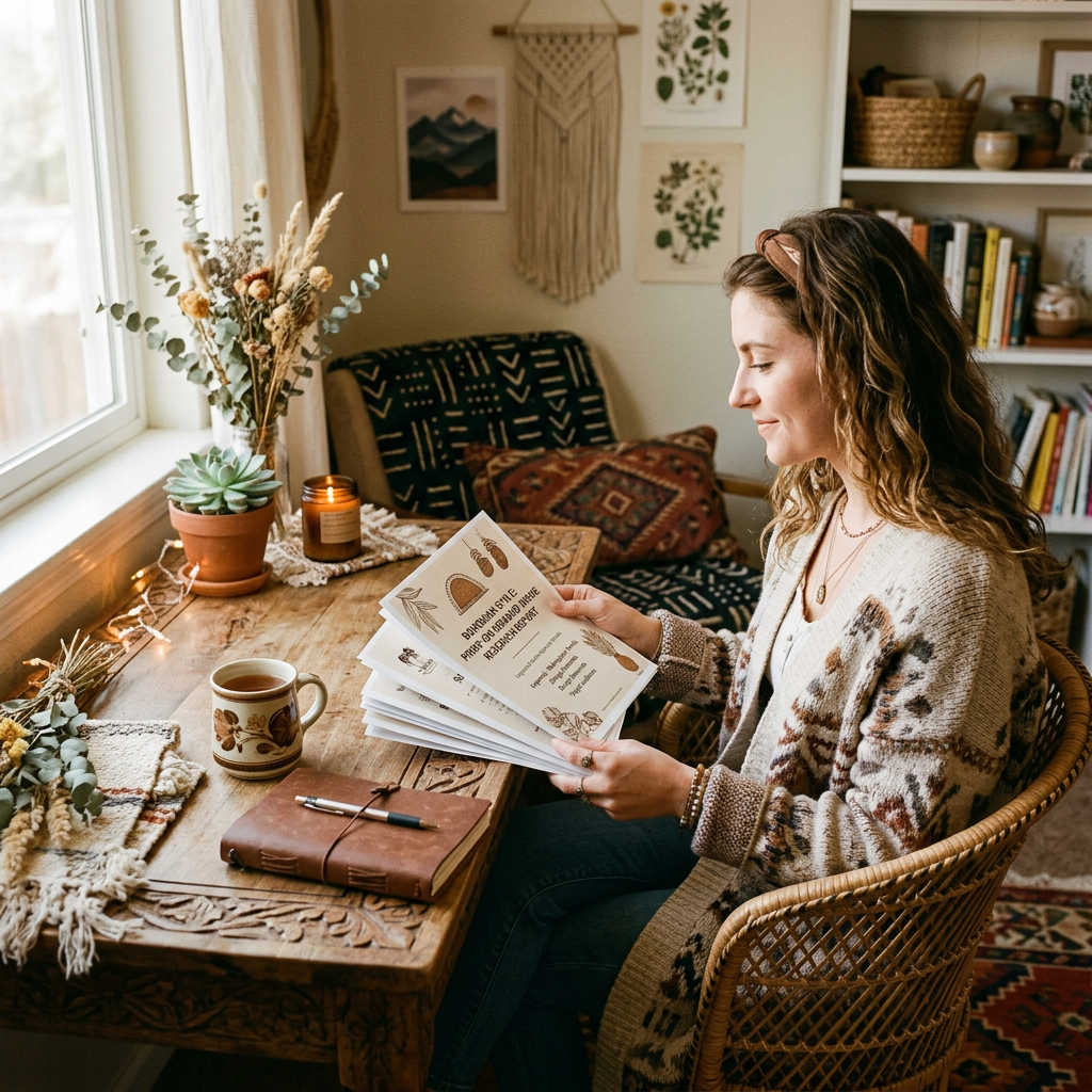 Bohemian Style: Print-on-Demand Niche Research Report