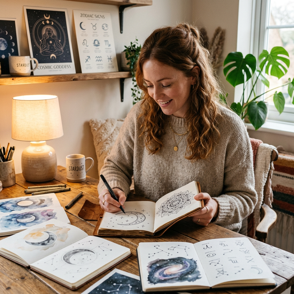 Celestial Body Art: A Profitable POD Niche Report