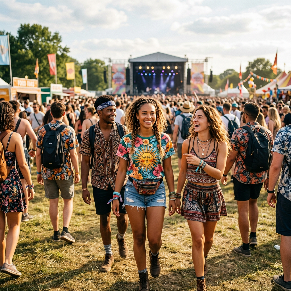 Music Festival Fashion: Print-on-Demand Niche Report