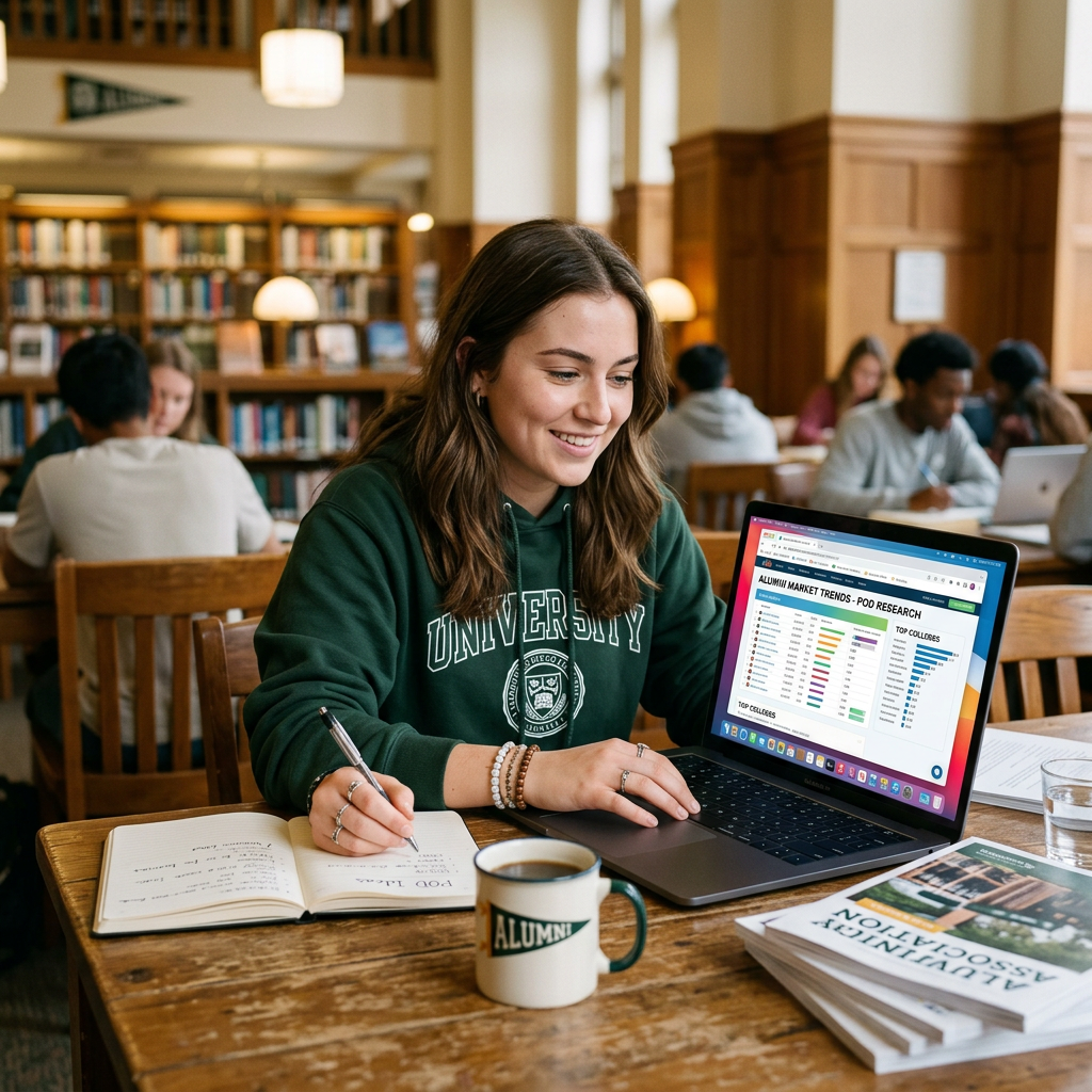 College Alumni: Print-on-Demand Niche Research Report