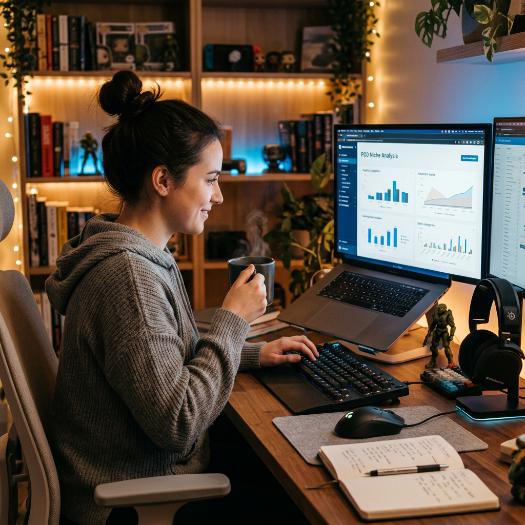 Gaming Tech: Print-on-Demand Niche Research Report