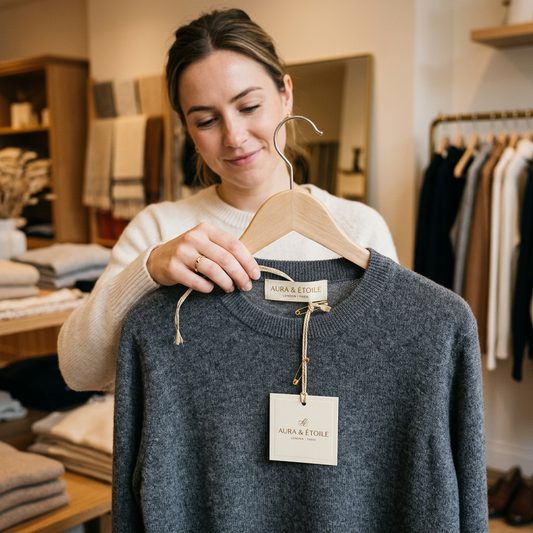 Neck Labels and Hang Tags: The Luxury Boutique Experience