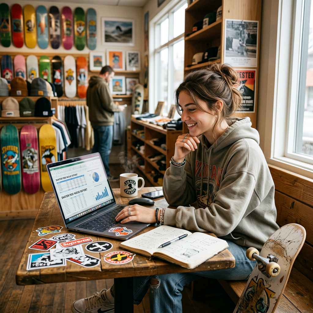 Skater Aesthetic: Print-on-Demand Niche Research Report