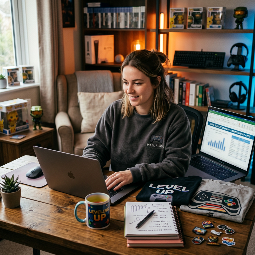 Gaming Merch: Print-on-Demand Niche Research Report