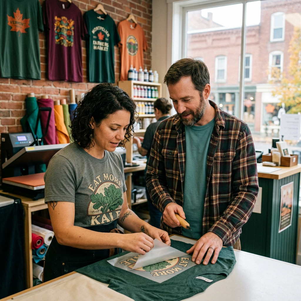Custom T-Shirts in Montpelier: Your Local DTF Guide