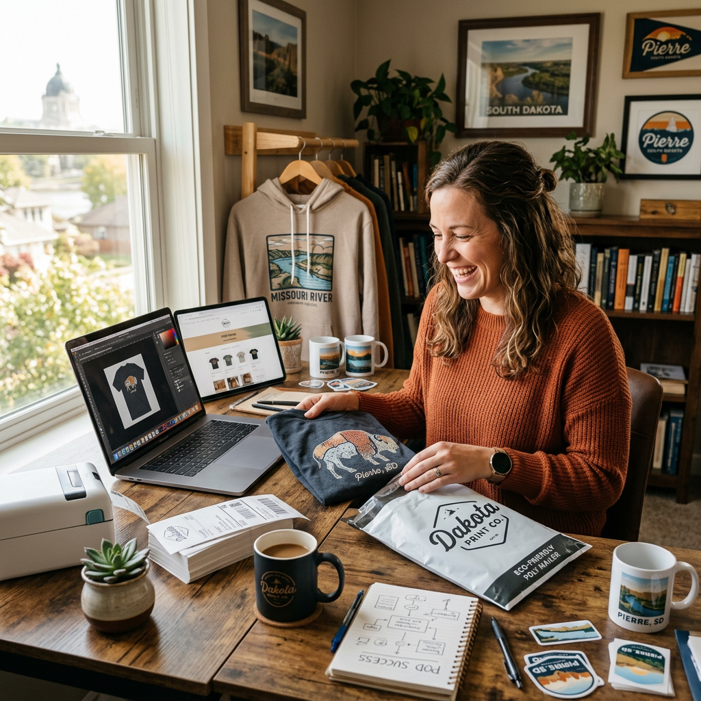 Print-on-Demand Success Guide for Pierre, SD Entrepreneurs