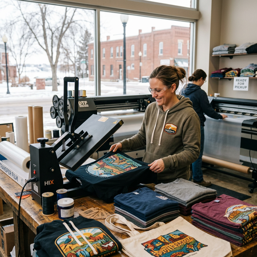 Custom DTF Printing in Pierre: Your Local Apparel Partner