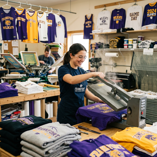 Frankfort Sports Apparel Printing: Game Day Custom Gear