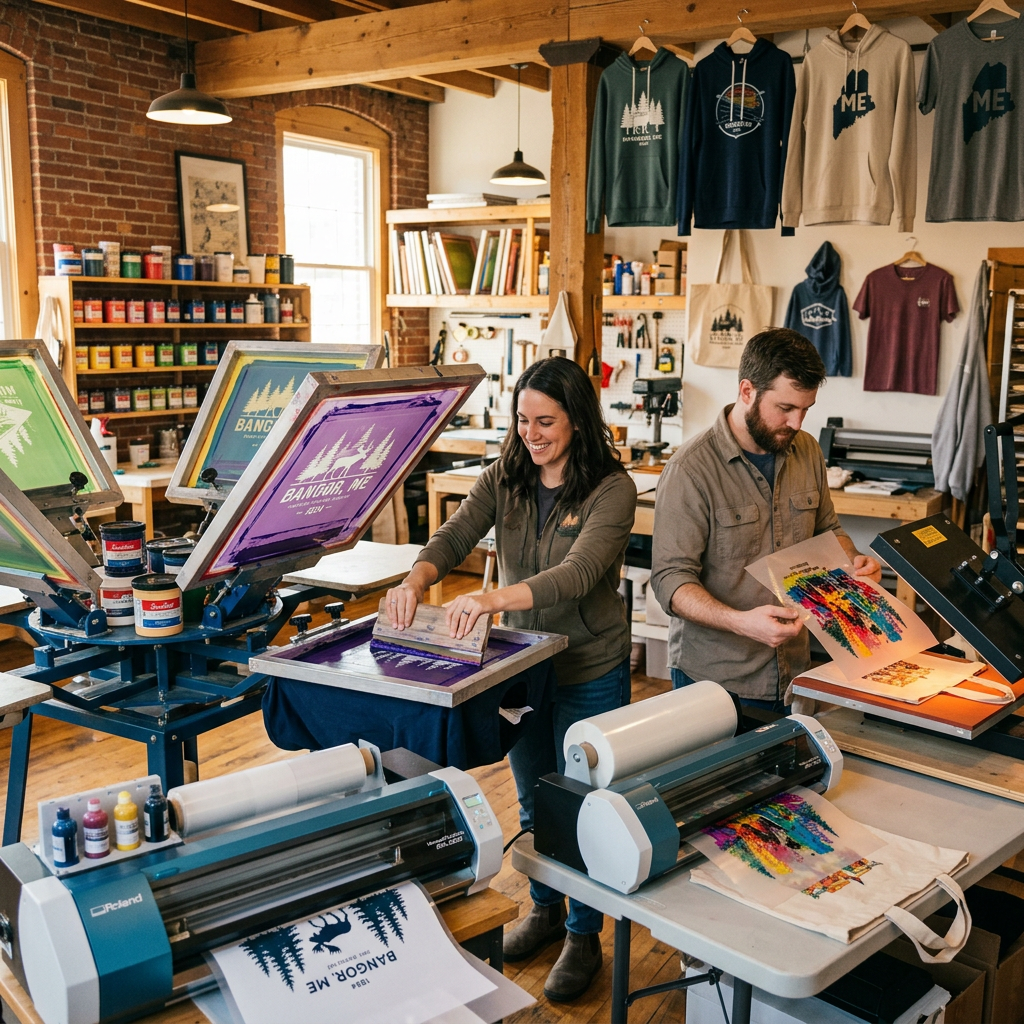 DTF vs. Screen Printing: Best for Your Bangor Project?