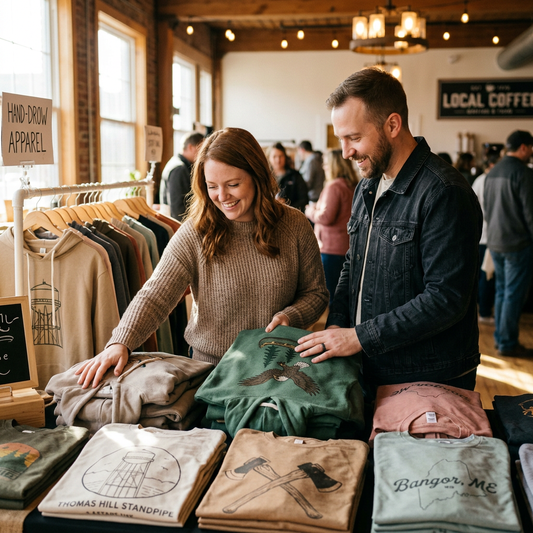 Celebrate Bangor, Maine: Unique Custom Apparel Designs