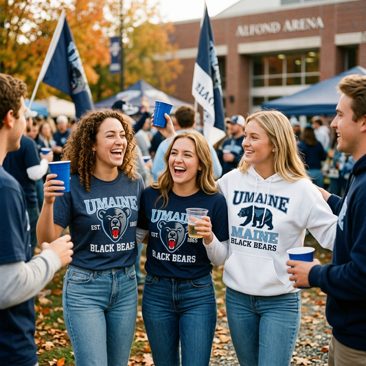 UMaine Black Bears Fan Gear: DTF Transfers for Game Day!