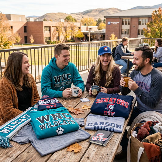 Carson High Senators DTF Fan Gear & WNC Wildcats Apparel