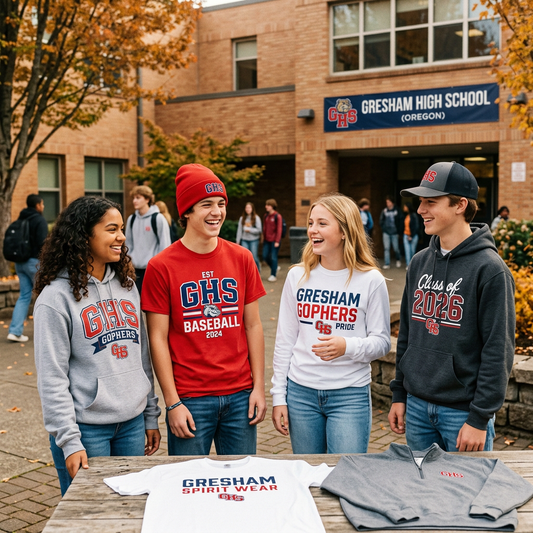 Gresham High School Spirit Wear: Custom DTF Apparel