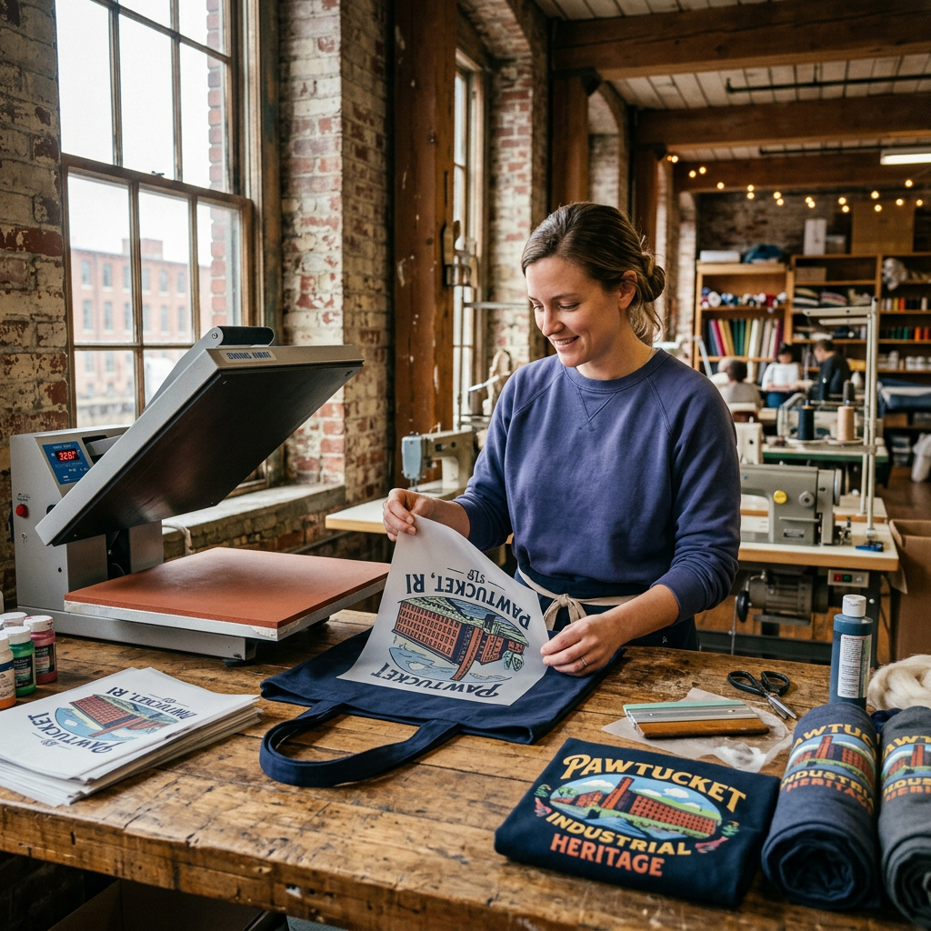 Pawtucket's Industrial Heritage: Custom DTF Apparel Guide