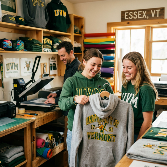 UVM Custom Apparel Essex: The Ultimate DTF Spirit Guide