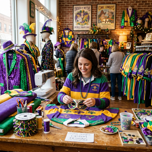 Custom Mardi Gras Apparel in Mobile, AL: A Guide