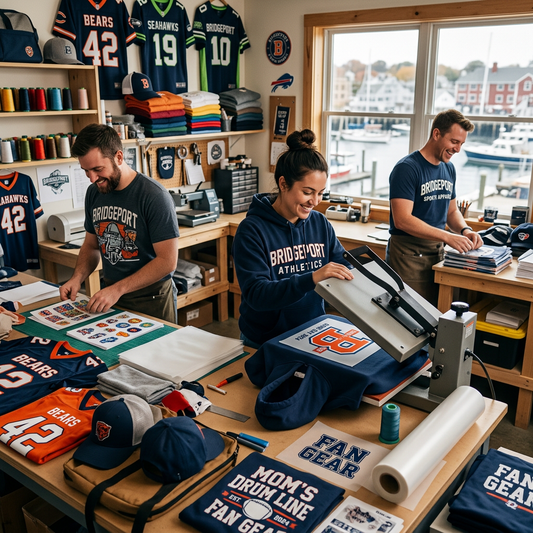 Bridgeport Sports Apparel: Custom Game Day DTF Gear