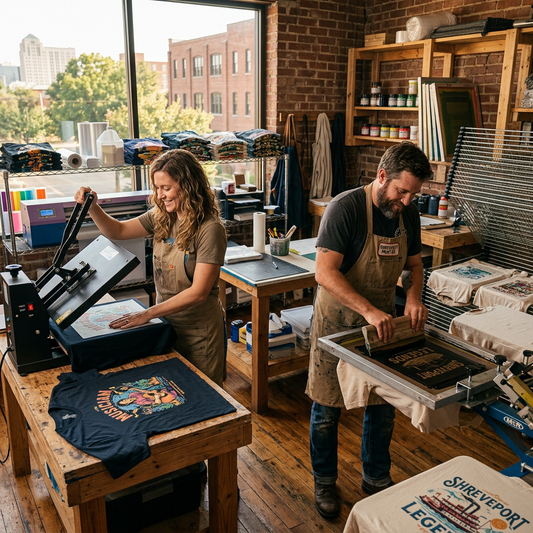 DTF Printing vs Screen Printing Shreveport: Which is Best?