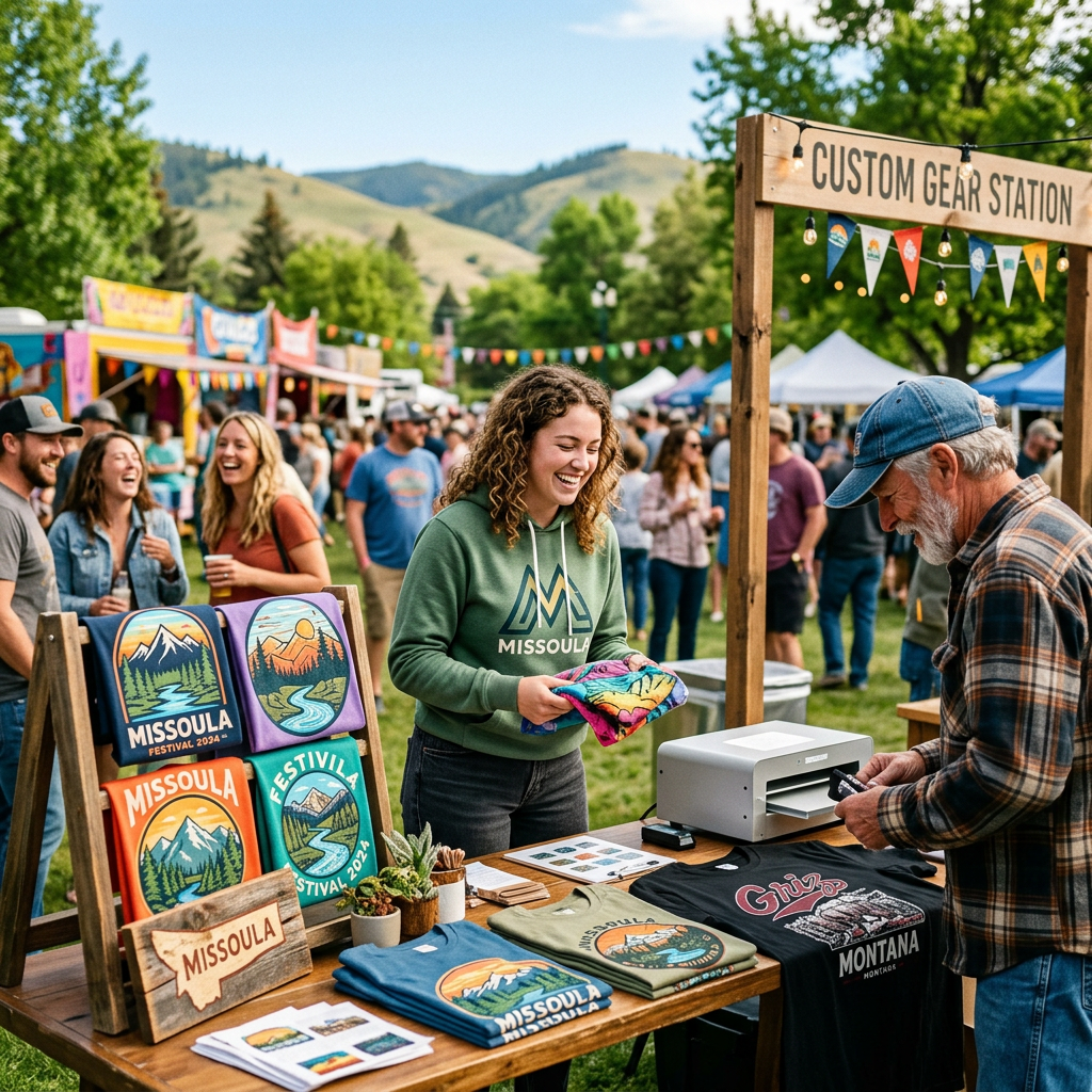 DTF Printing Missoula Events: Custom Gear for Local Festivals