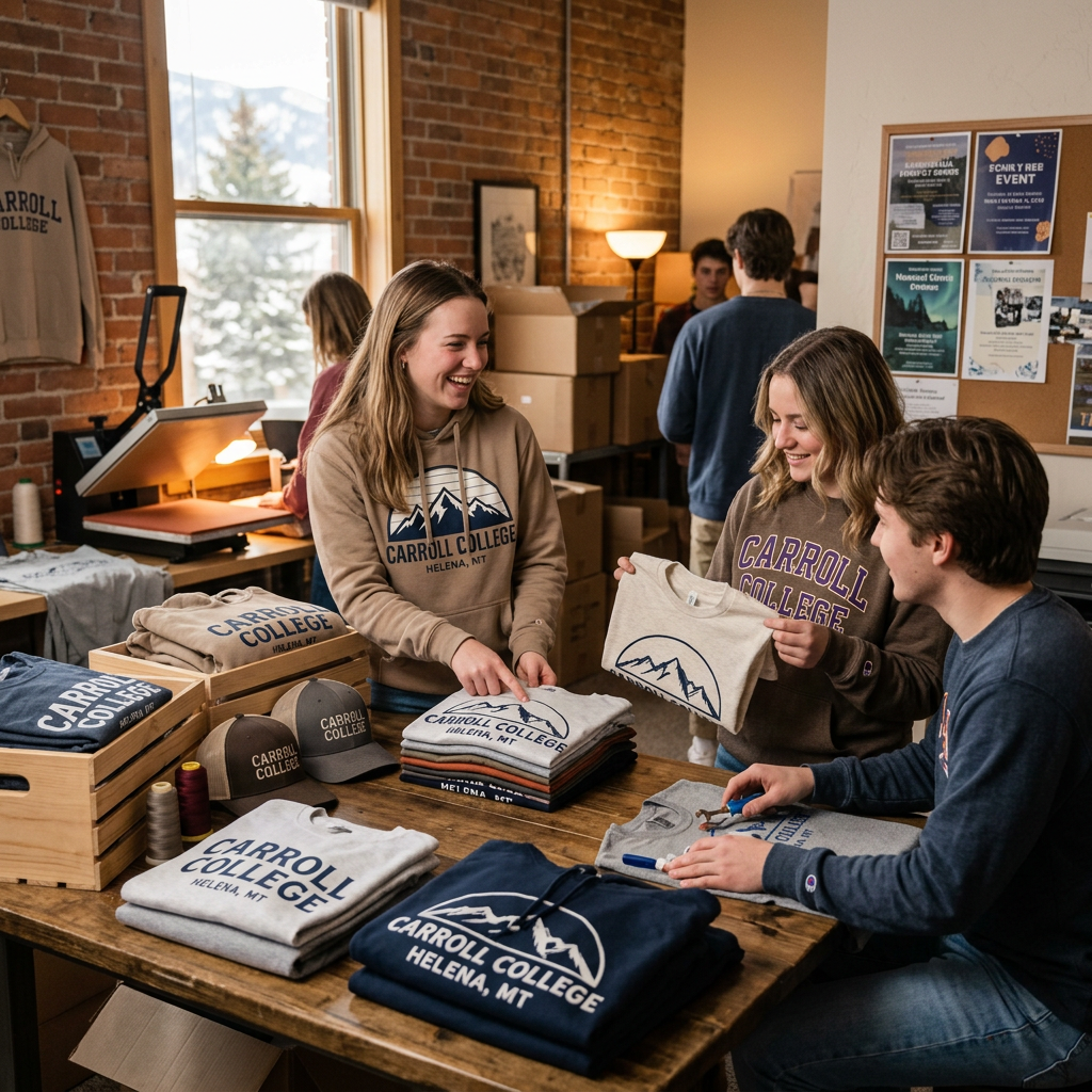Carroll College DTF Apparel: Custom Gear in Helena, MT