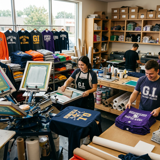 Grand Island School & Sports Team Apparel Printing