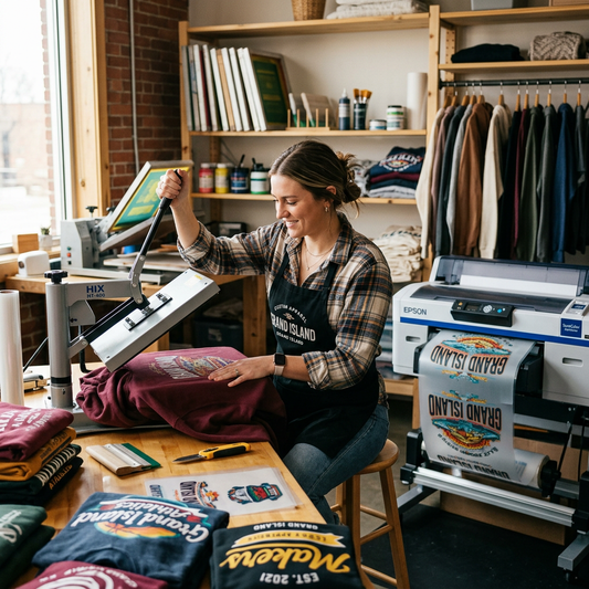 Custom Apparel Grand Island: Premium DTF Printing Guide